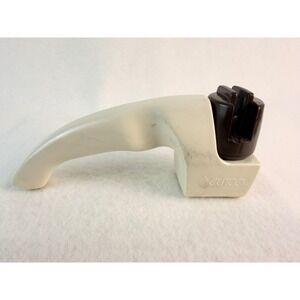 Cutco 80 Knife Sharpener Manual Pull Through Cream Brown Kitchen Tool Olean NY